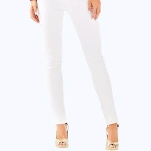 Lillie Pulitzer Alessia Stretch White Pants